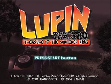 Lupin the 3rd: Treasure of the Sorcerer King - Screenshot - Game Title Image