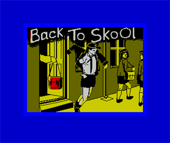 Back to Skool - Screenshot - Game Title Image