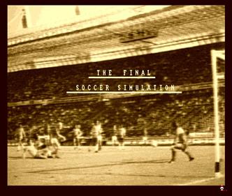 The Final Soccer Simulation - Screenshot - Game Title Image