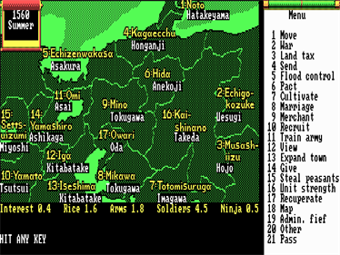 Nobunaga's Ambition - Screenshot - Gameplay Image