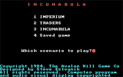 Incunabula - Screenshot - Game Select Image