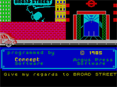 Paul McCartney's Give My Regards to Broad Street - Screenshot - Game Title Image