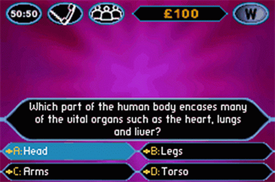 Who Wants To Be A Millionaire? 2nd Edition - Screenshot - Gameplay Image