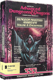 Advanced Dungeons & Dragons: Dungeon Masters Assistant: Volume I: Encounters - Box - 3D Image