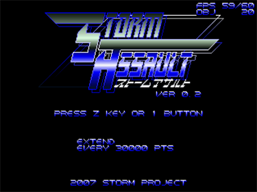 Storm Assault - Screenshot - Game Title