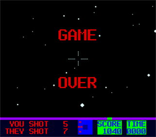 Star Fire 2 - Screenshot - Game Over Image