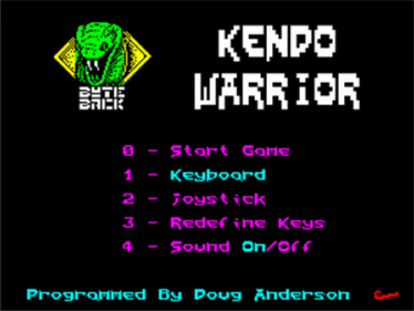 Kendo Warrior - Screenshot - Game Select