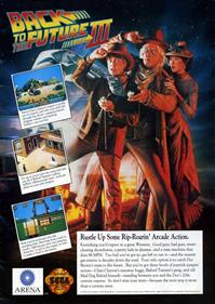 Back to the Future Part III - Advertisement Flyer - Front Image