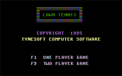Lawn Tennis - Screenshot - Game Title Image