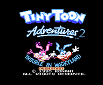 Tiny Toon Adventures 2: Trouble in Wackyland - Screenshot - Game Title Image