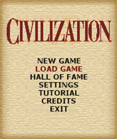 Civilization - Screenshot - Game Title Image