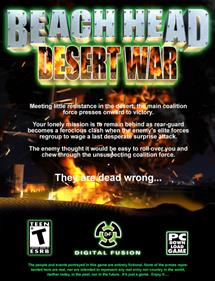 Beach Head 2003: Desert War - Fanart - Box - Front Image