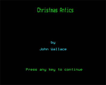 Christmas Antics - Screenshot - Game Title Image