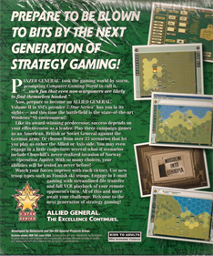 Allied General - Box - Back Image