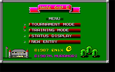 World Golf II - Screenshot - Game Select Image