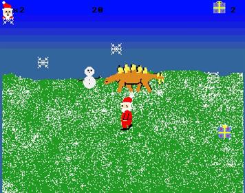 Father Christmas Vs Dinosaurs - Screenshot - Gameplay Image