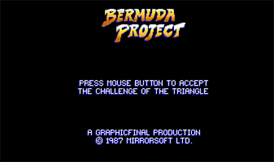 Bermuda Project - Screenshot - Game Title Image