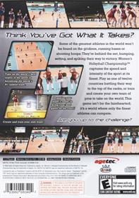 Women's Volleyball Championship - Box - Back Image