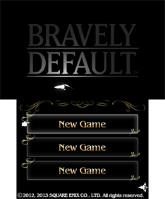 Bravely Default - Screenshot - Game Title Image