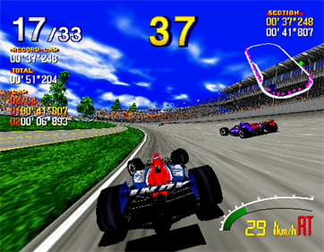INDY 500 Twin - Screenshot - Gameplay Image