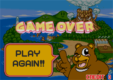 Monkey Mole Panic - Screenshot - Game Over Image
