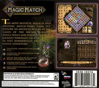 Magic Match: Journey to the Lands of Arcane - Box - Back Image