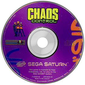 Chaos Control - Disc Image