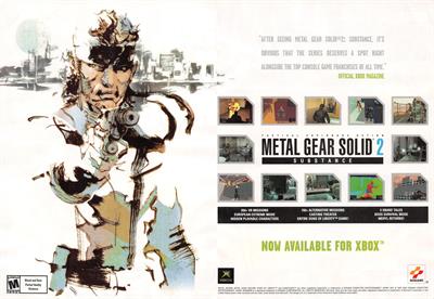 Metal Gear Solid 2: Substance - Advertisement Flyer - Front Image