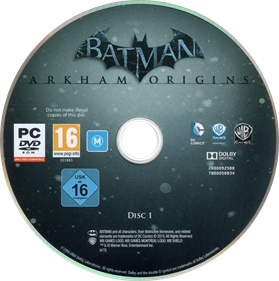 Batman: Arkham Origins - Disc Image