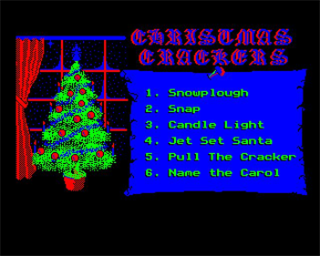 Christmas Crackers (1986 Edition) - Screenshot - Game Select Image
