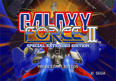 Sega Ages 2500 Series Vol. 30: Galaxy Force II: Special Extended Edition - Screenshot - Game Title Image