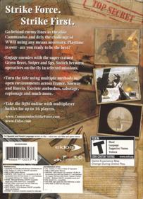 Commandos: Strike Force - Box - Back Image