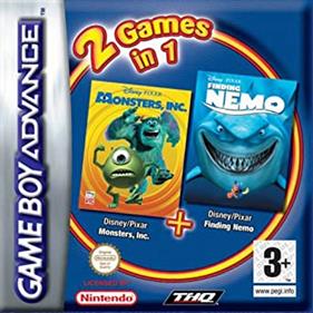 2 Games in 1: Monsters, Inc. / Finding Nemo - Box - Front Image