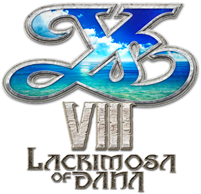 Ys VIII: Lacrimosa of Dana - Clear Logo Image