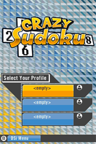 Crazy Sudoku - Screenshot - Game Title Image