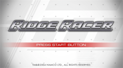 Ridge Racer - Screenshot - Game Title Image