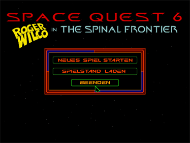 Space Quest 6: Roger Wilco in the Spinal Frontier - Screenshot - Game Title Image