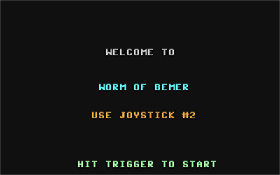 The Worm of Bemer - Screenshot - Game Title Image