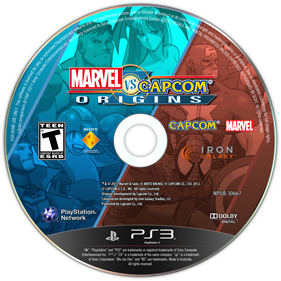 Marvel vs. Capcom Origins - Fanart - Disc Image