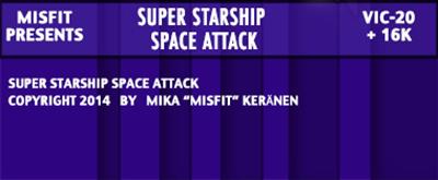 Super Starship Space Attack - Box - Back Image