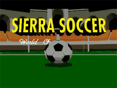 Sierra Soccer: World Challenge Edition - Screenshot - Game Title Image