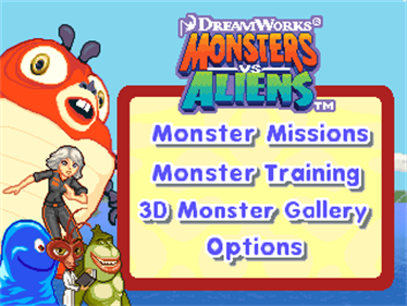 DreamWorks Monsters vs Aliens - Screenshot - Game Title Image
