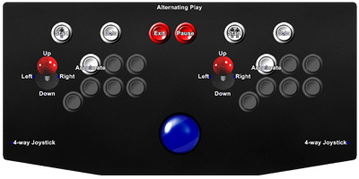 Head-On - Arcade - Controls Information Image