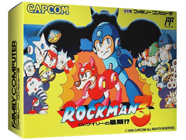 Mega Man 3 - Box - 3D Image