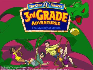 The ClueFinders 3rd Grade Adventures: The Mystery of Mathra - Screenshot - Game Title Image