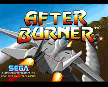 After Burner (North American Version) - Screenshot - Game Title Image