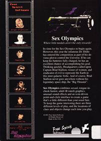 Sex Olympics - Box - Back Image