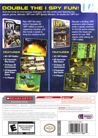 I SPY Game Pack  - Box - Back Image