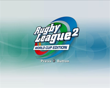 Rugby League 2: World Cup Edition - Screenshot - Game Title Image