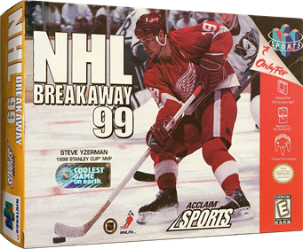 NHL Breakaway 99 - Box - 3D Image